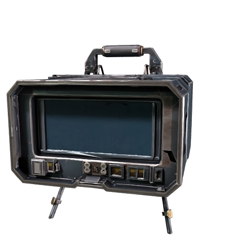 In-game 3D model: Deployable shield